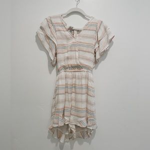 Striped Neutral Romper